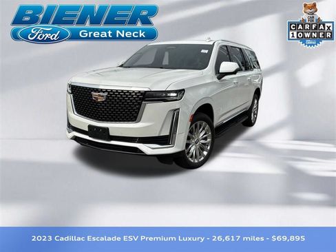 Used 2023 Cadillac Escalade ESV Premium Luxury w/ LPO, Floor Liner Package AWD/4WD image 1