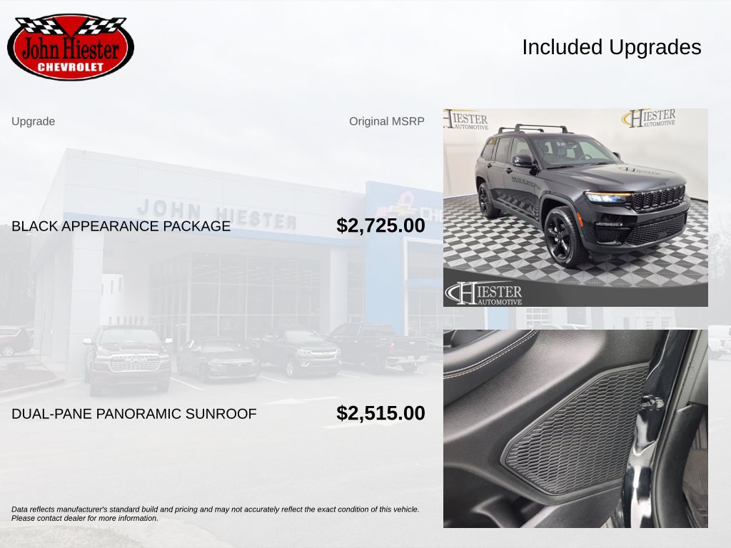 Used 2024 Jeep Grand Cherokee Limited w/ Black Appearance Package AWD/4WD image 3