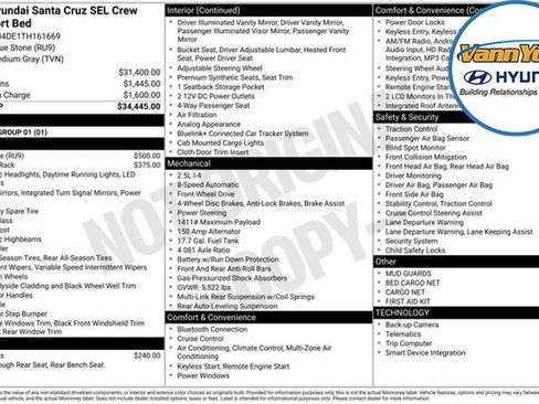 New 2026 Hyundai Santa Cruz SEL image 12