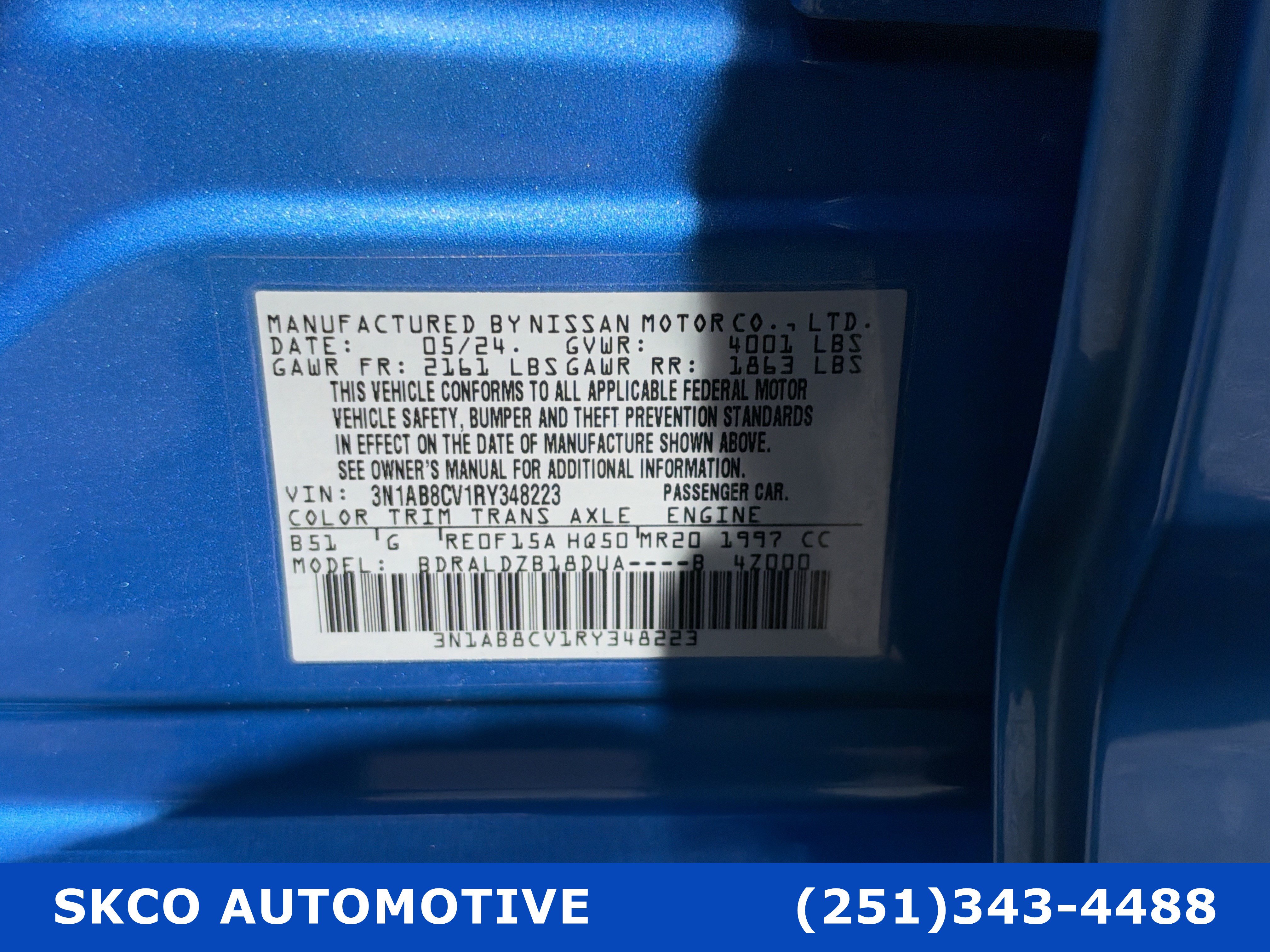 Used 2024 Nissan Sentra SV FWD image 28