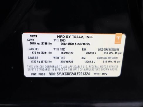 Used 2020 Tesla Model X Long Range image 53