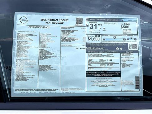 New 2026 Nissan Rogue Platinum w/ Platinum Premium Package image 19