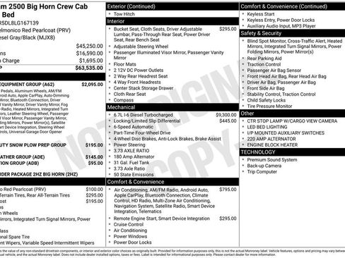 Certified 2020 RAM 2500 Big Horn w/ Level 1 Equipment Group image 38