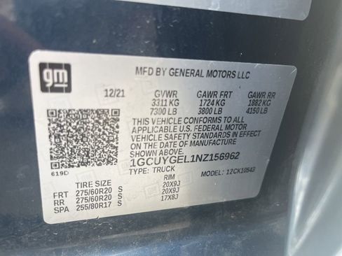 Used 2022 Chevrolet Silverado 1500 LTZ w/ LTZ Premium Package image 85