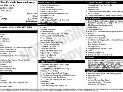 New 2025 Cadillac Escalade Premium Luxury image 9