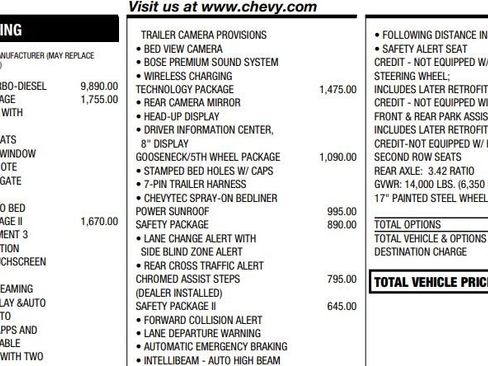 Used 2022 Chevrolet Silverado 3500 LTZ w/ LTZ Convenience Package AWD/4WD image 2