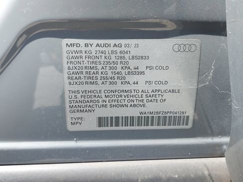 Used 2023 Audi Q4 e-tron Prestige w/ Black Optic Package AWD/4WD image 11