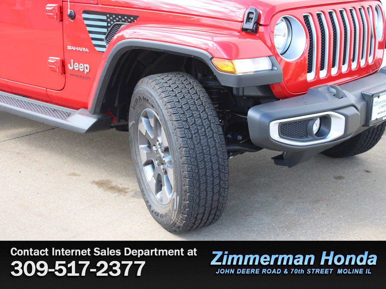 Used 2021 Jeep Wrangler Unlimited Sahara w/ Cold Weather Group AWD/4WD image 21