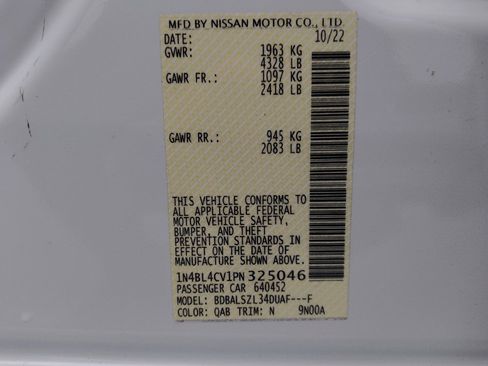 Used 2023 Nissan Altima 2.5 SR w/ SR Premium Package image 33