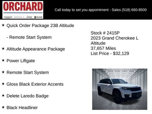Used 2023 Jeep Grand Cherokee L Laredo AWD/4WD image 16