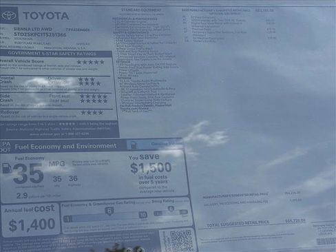 New 2026 Toyota Sienna Limited image 26