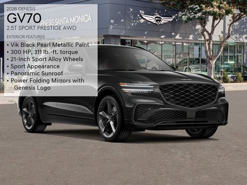 New 2026 Genesis GV70 2.5T Sport Prestige image 3