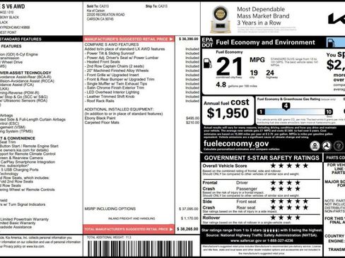 Used 2021 Kia Telluride S image 16