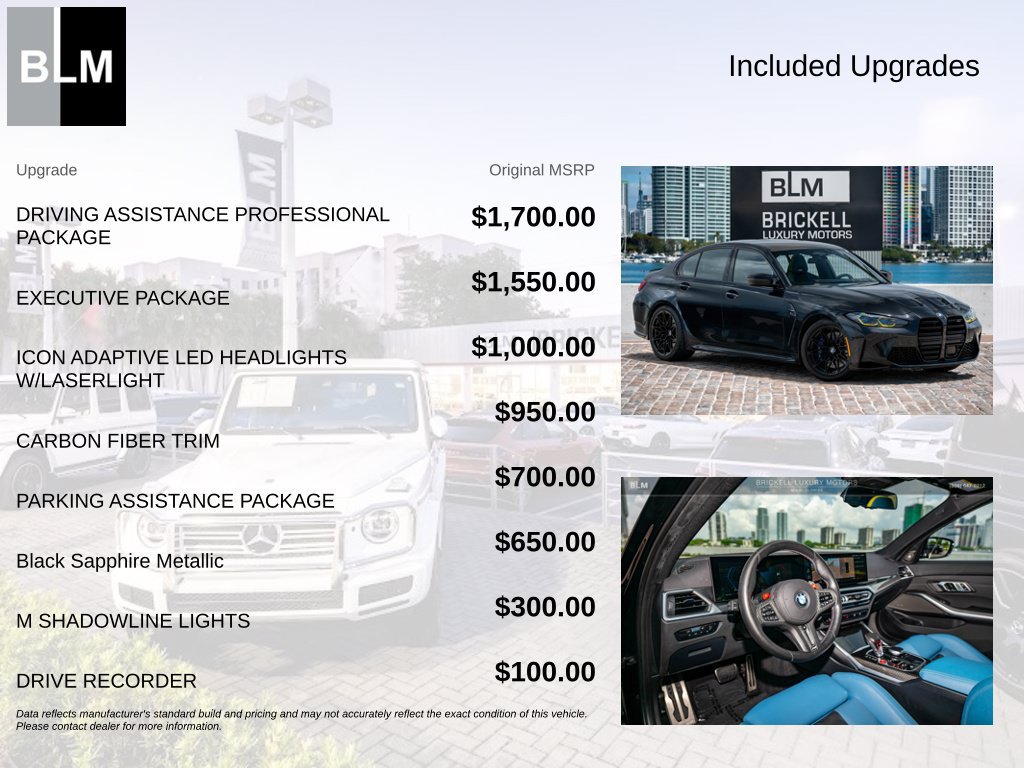 Used 2023 BMW M3 Competition AWD/4WD image 9