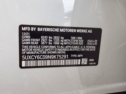 Used 2022 BMW X6 xDrive40i w/ M Sport Package image 32