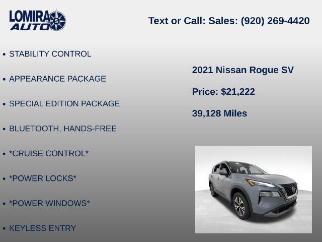 Used 2021 Nissan Rogue SV AWD/4WD image 14
