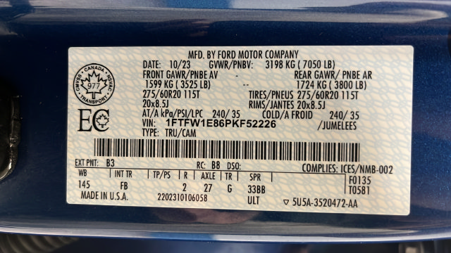 Used 2023 Ford F150 XLT w/ Equipment Group 302A High AWD/4WD image 27