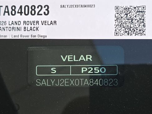 New 2026 Land Rover Range Rover Velar S AWD/4WD image 36