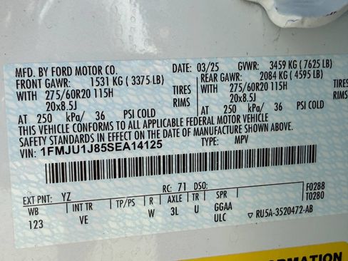 Used 2025 Ford Expedition Active AWD/4WD image 57
