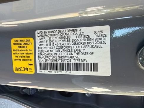 New 2026 Honda Pilot Elite image 35