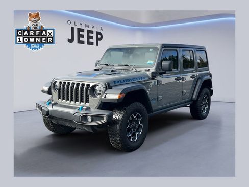 Certified 2022 Jeep Wrangler Unlimited Rubicon 4xe w/ Cold Weather Group image 1