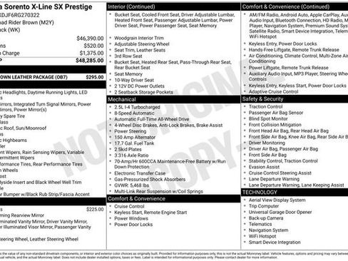 Used 2024 Kia Sorento SX Prestige w/ Olive Brown Leather Package image 17