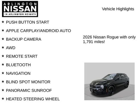 Used 2026 Nissan Rogue Platinum w/ Family Package AWD/4WD image 7