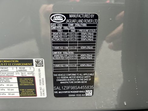 New 2025 Land Rover Range Rover Sport SV Edition Two image 30