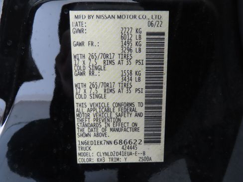 Used 2022 Nissan Frontier PRO-4X w/ Pro-4X Premium Package image 31