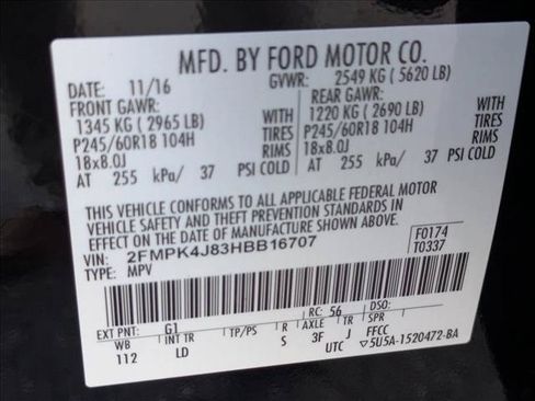 Used 2017 Ford Edge SEL w/ Equipment Group 201A AWD/4WD image 23