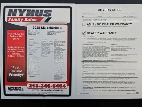 Used 2025 Kia Telluride S AWD/4WD image 59