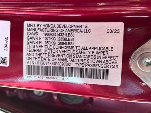 Used 2023 Honda Accord EX image 19