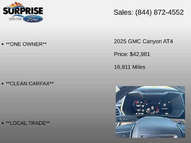 Used 2025 GMC Canyon AT4 w/ Nightfall Edition AWD/4WD image 7