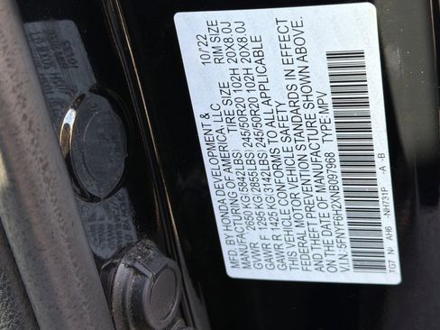 Certified 2022 Honda Pilot Special Edition image 21