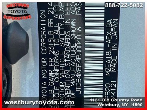 Used 2023 Toyota Corolla LE w/ Carpet Mat Package (TMS) image 21