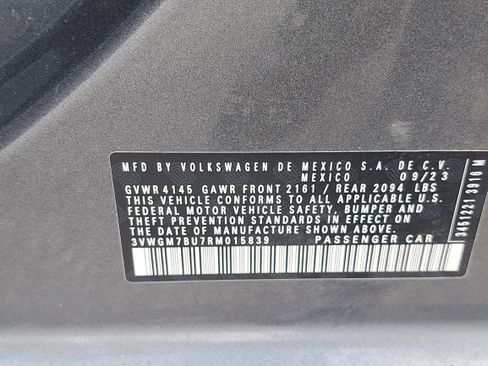 Certified 2024 Volkswagen Jetta SEL FWD image 33