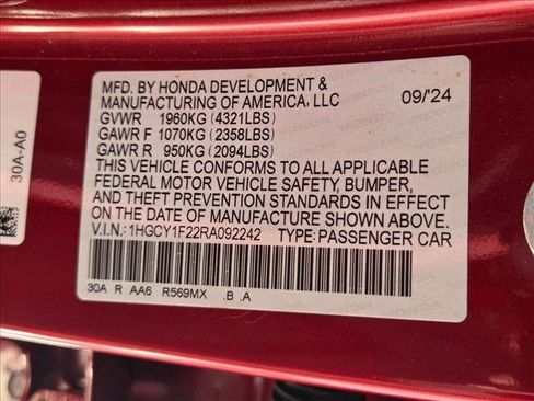 Used 2024 Honda Accord LX image 22