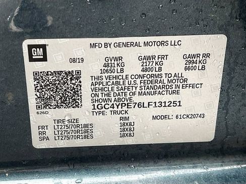Used 2020 Chevrolet Silverado 2500 LTZ w/ LTZ Convenience Package AWD/4WD image 11