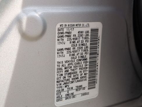 Certified 2018 Nissan Rogue SV image 36