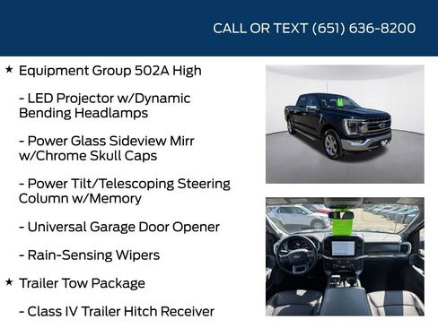 Used 2022 Ford F150 Lariat w/ Equipment Group 502A High AWD/4WD image 15