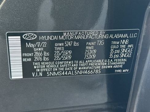 Used 2022 Hyundai Santa Fe Limited FWD image 33