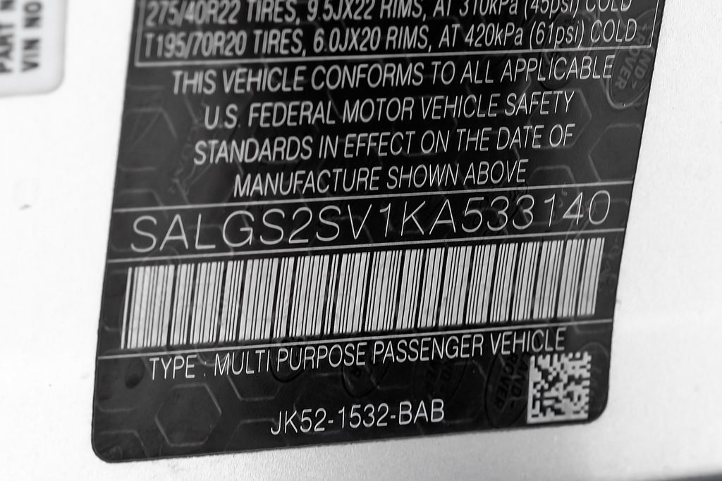 Used 2019 Land Rover Range Rover HSE AWD/4WD image 73