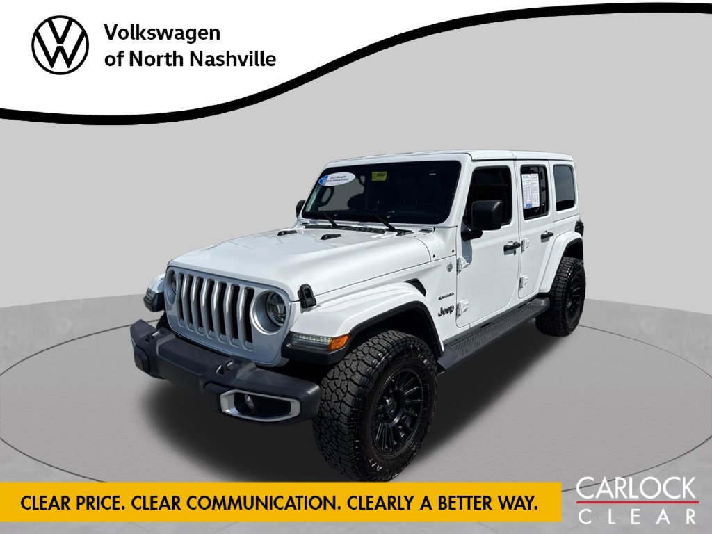 Used 2022 Jeep Wrangler Unlimited Sahara w/ LED Lighting Group AWD/4WD image 1