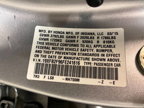 Used 2015 Honda Civic EX-L image 12