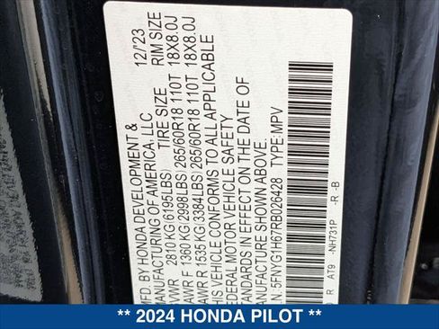 Used 2024 Honda Pilot TrailSport image 22