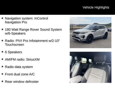 Used 2021 Land Rover Range Rover Evoque R-Dynamic SE AWD/4WD image 7