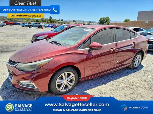 Used 2016 Chevrolet Cruze LT w/ RS Package FWD image 1