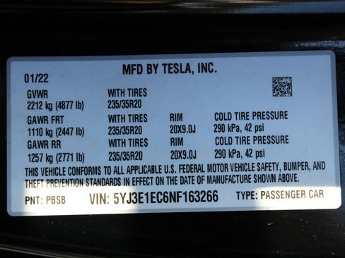Used 2022 Tesla Model 3 Performance image 20