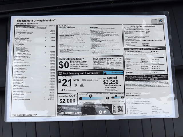 Used 2018 BMW X5 sDrive35i w/ Driving Assistance Package RWD image 20