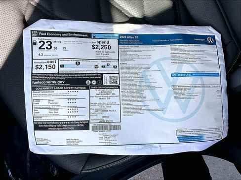 New 2026 Volkswagen Atlas SE image 34